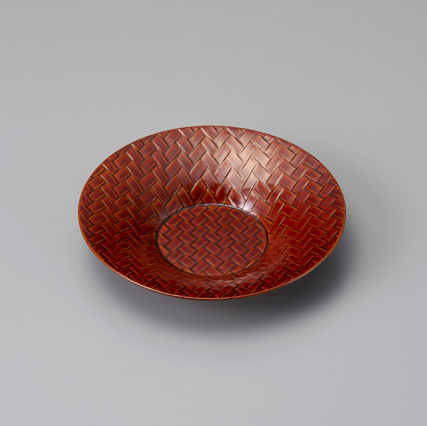 000-689 4寸春慶カゴメ茶托