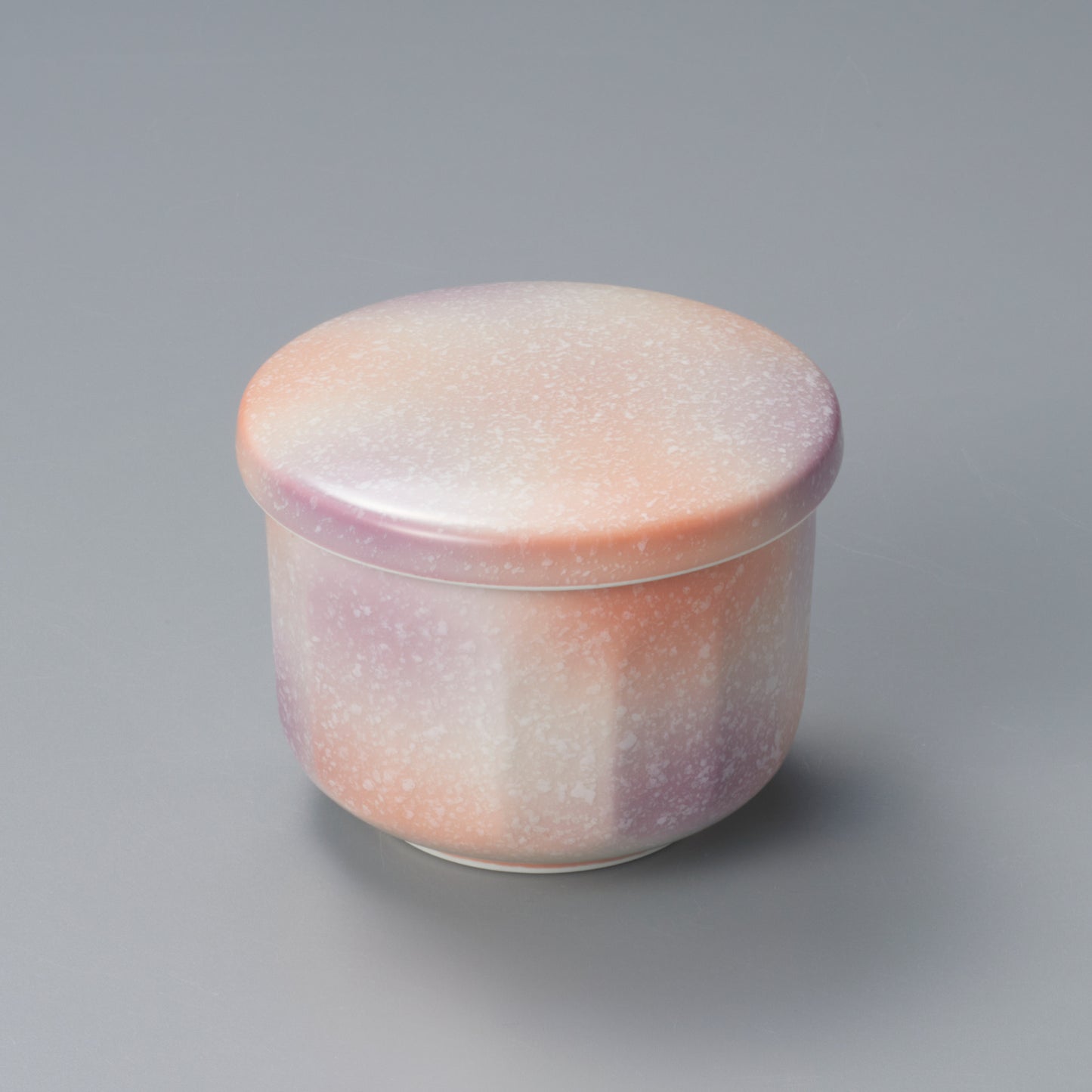 077-76 赤紫飯器 蓋付 大