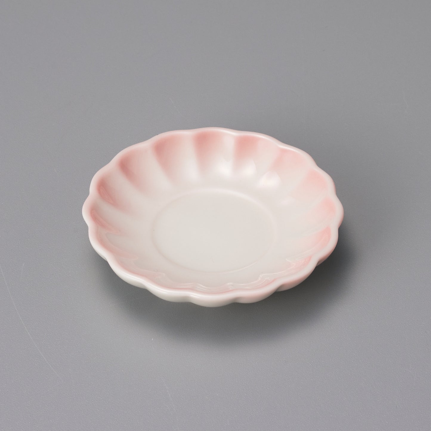 077-96 ピンク吹豆皿