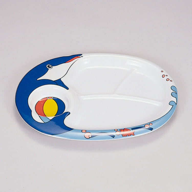 105-10004 お子様ランチプレート イルカ