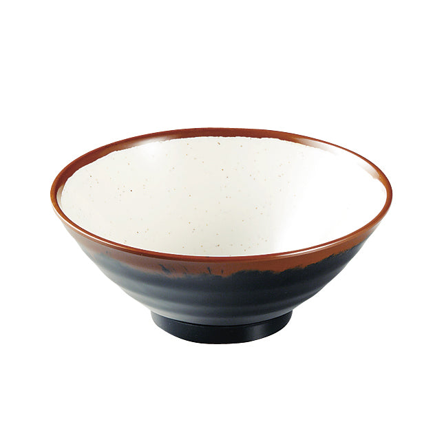長次郎窯 そば丼 内白マーブル