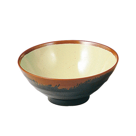 105-10013-08 長次郎窯 小丼 内若草 (AN63G)