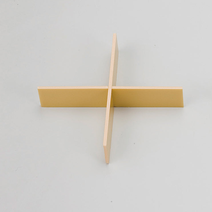 127-10045-01 発泡ポリスチレン仕切 十字仕切 6.5寸<10個入>