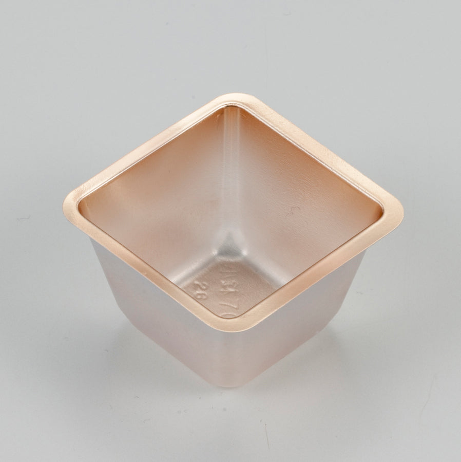 128-10458-01 小鉢80-16割 赤金(8寸用16つ中子/6寸用9つ中子)<1袋100個入>