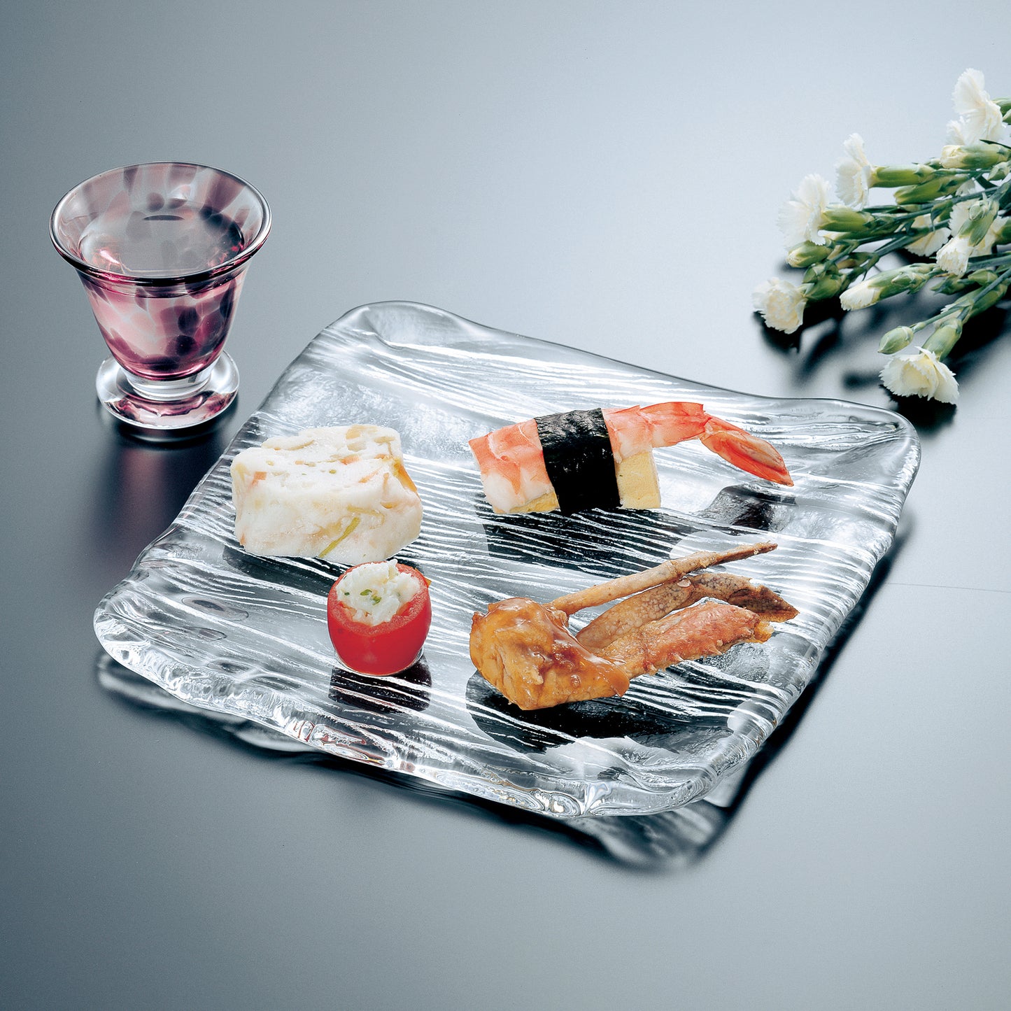 138-10373 氷河 角中皿 SA530-5