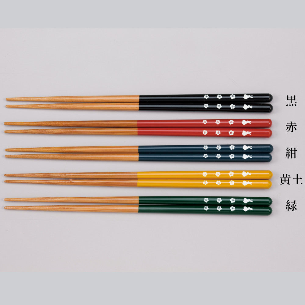 箸 スス竹花うさぎ<各20膳入>
