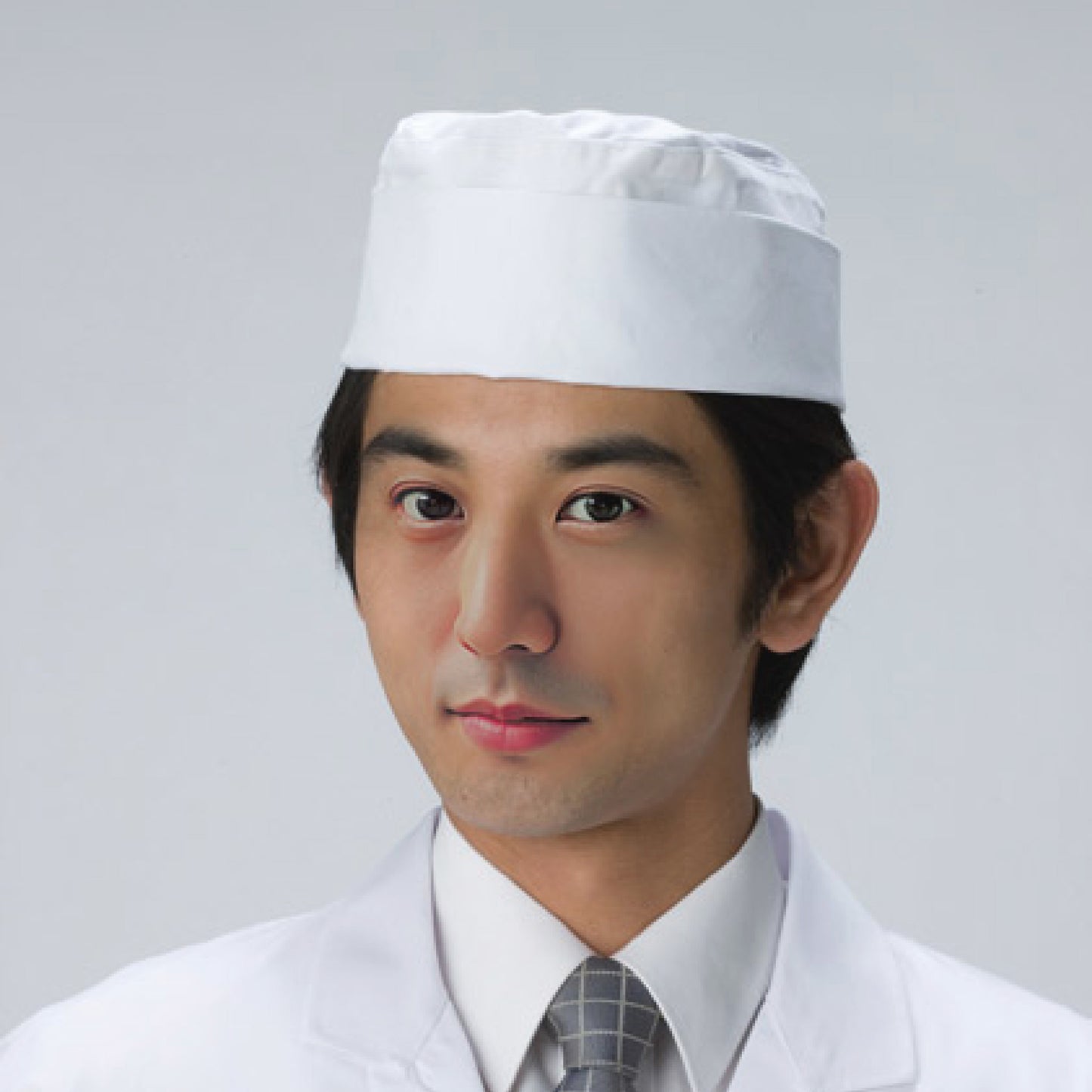 天メッシュ和帽子 白