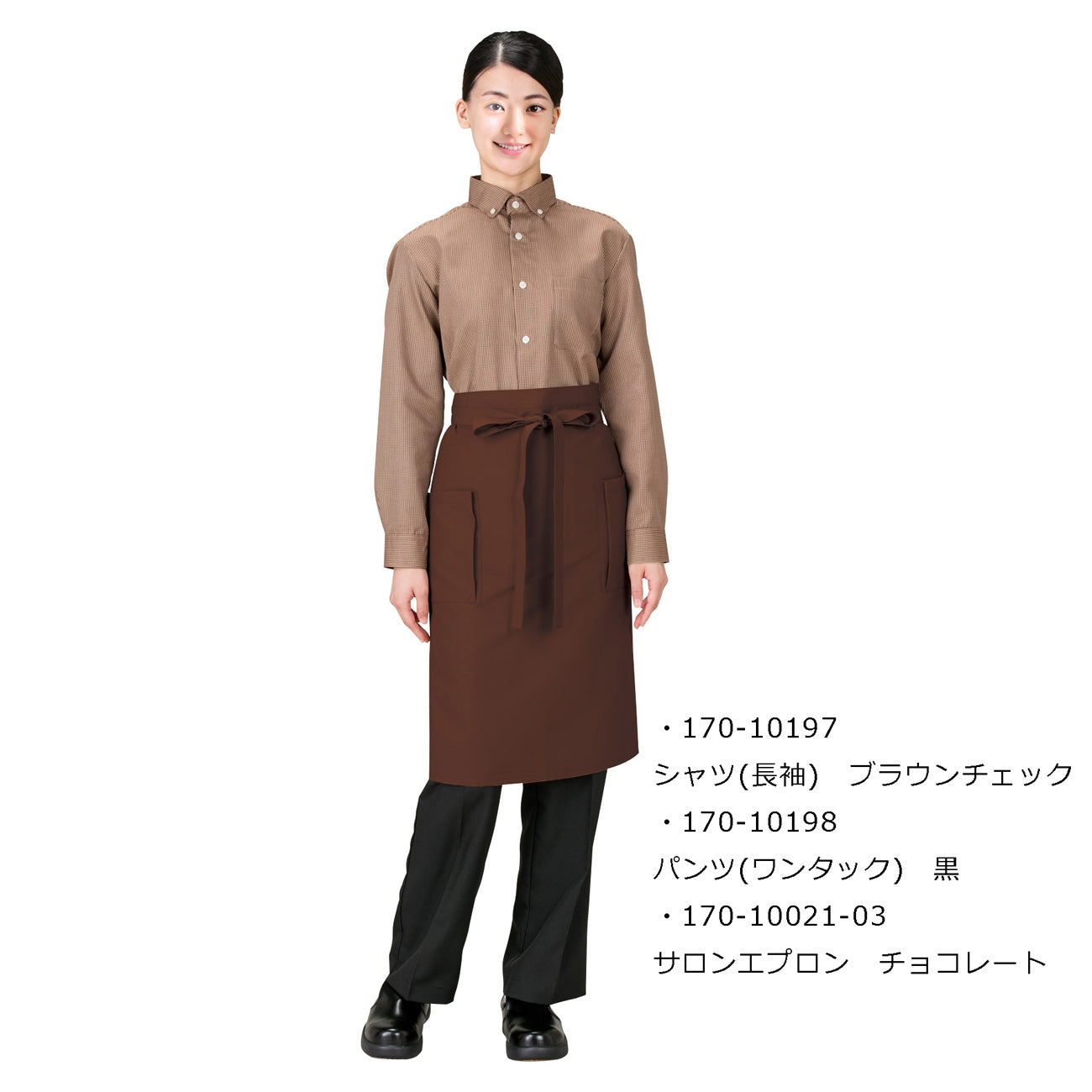 パンツ(ワンタック) 黒