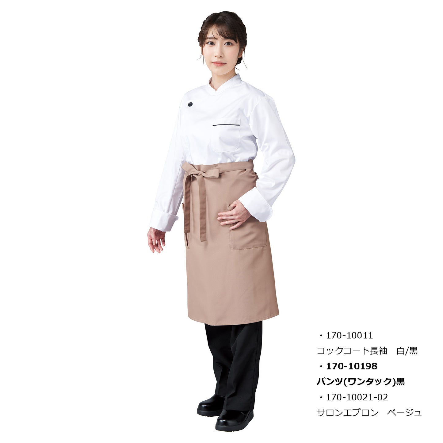 パンツ(ワンタック) 黒