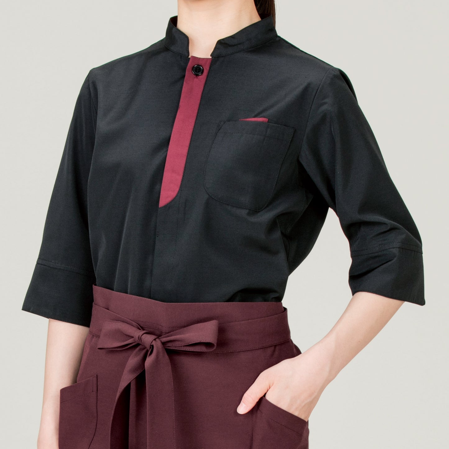 ショップコート(七分袖)