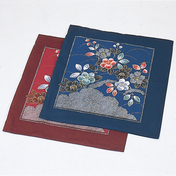 座布団カバー 八端判「雲に花」