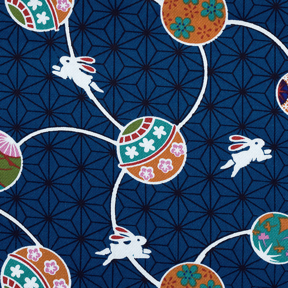 座布団カバー「手まりうさぎ」