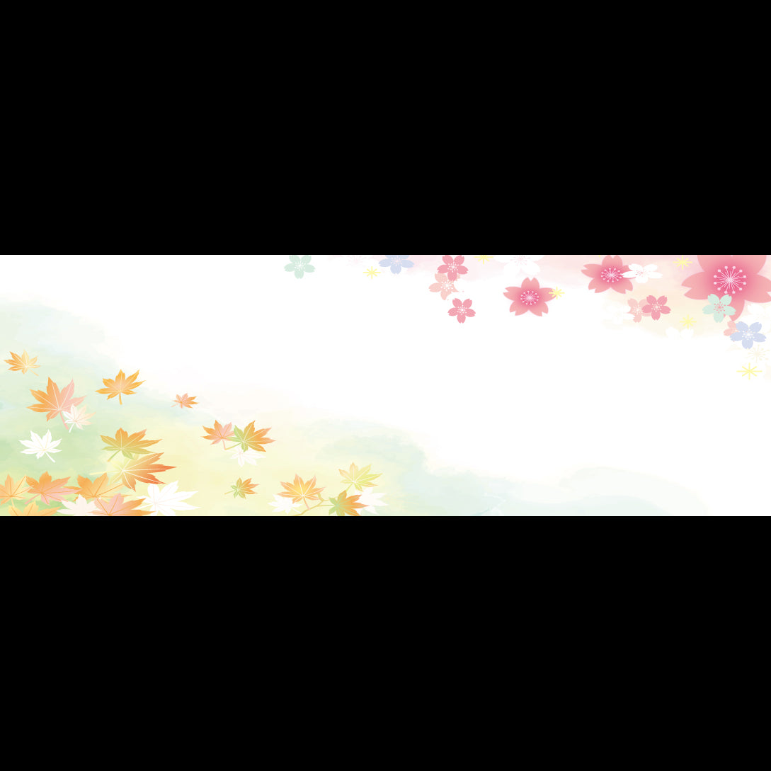 192-20156 箸置雲竜和紙マット 春秋ぼかし