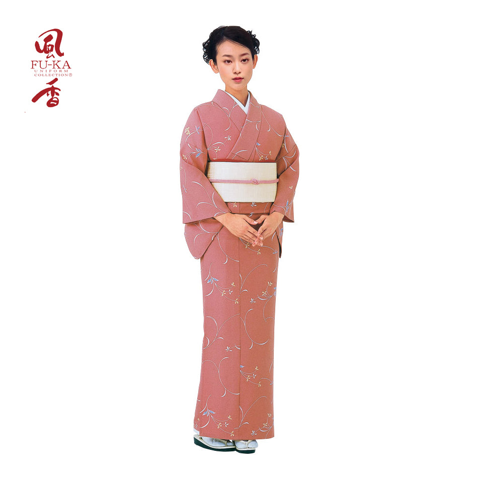 193-90007-03 帯揚げ エンジ色(OA-105)