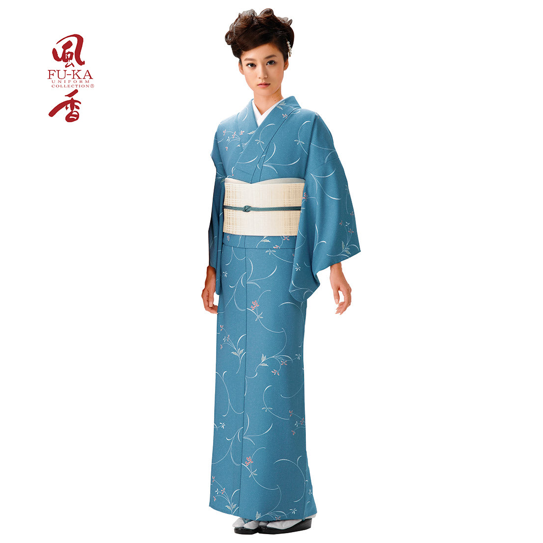 193-90007-01 帯揚げ 薄うぐいす色(OA-112)