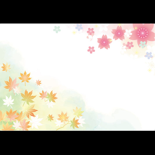 201-10321 38cm上質紙マット 春秋ぼかし
