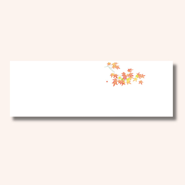 201-20161 上質紙13cm長角マット 新紅葉 (9・10月)