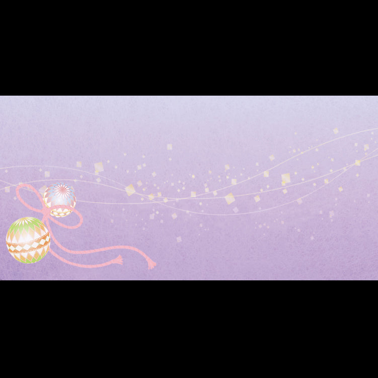 201-30126 上質紙お手元マット 金閣流れ手まり