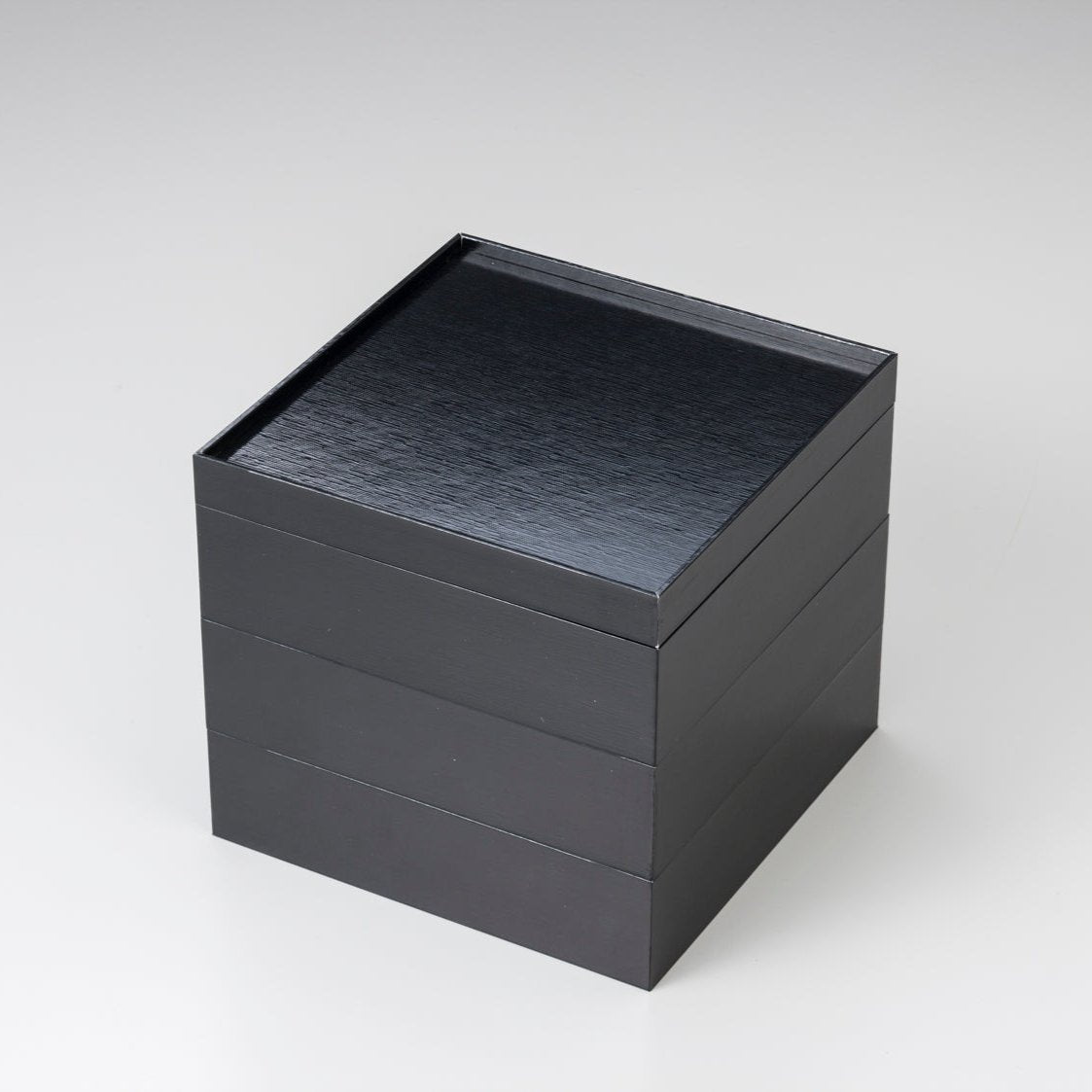 6.5寸紙重箱 黒内金