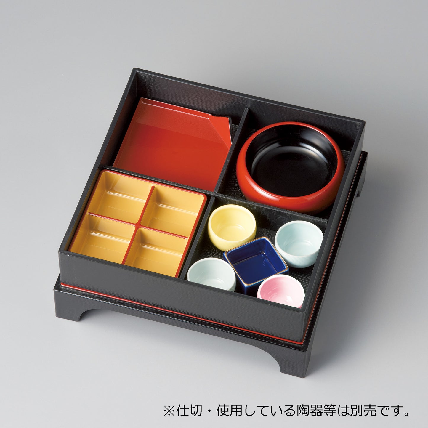 300-41131 8.5寸松華堂 足付蓋<身・蓋>