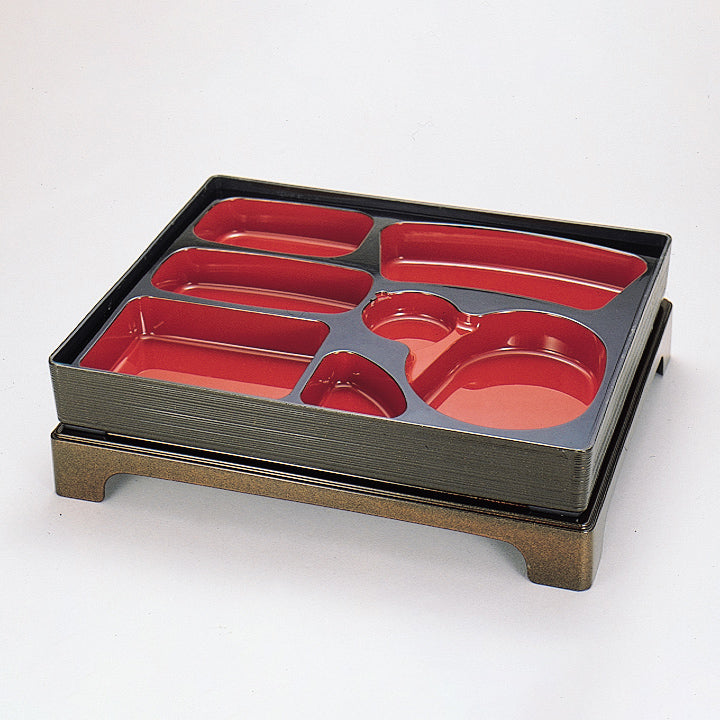 310-14161 尺3幕の内膳 パール萩<DX瓢箪仕切付>