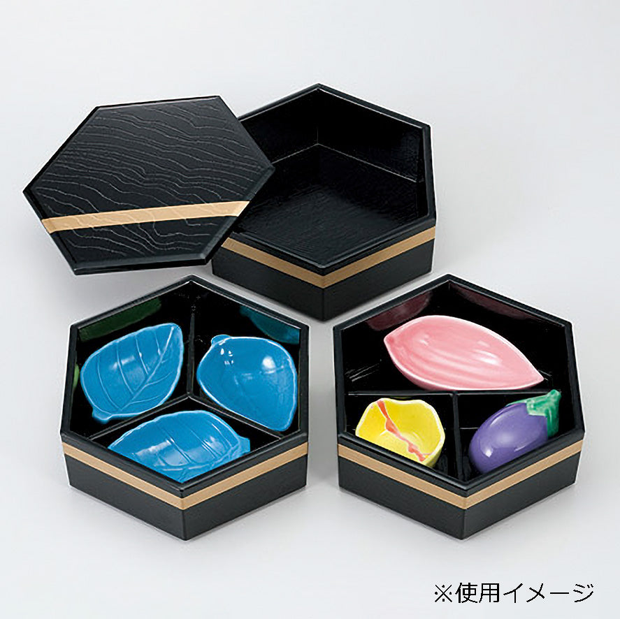 320-35341 六角3段 黒金帯<Y、T仕切付>