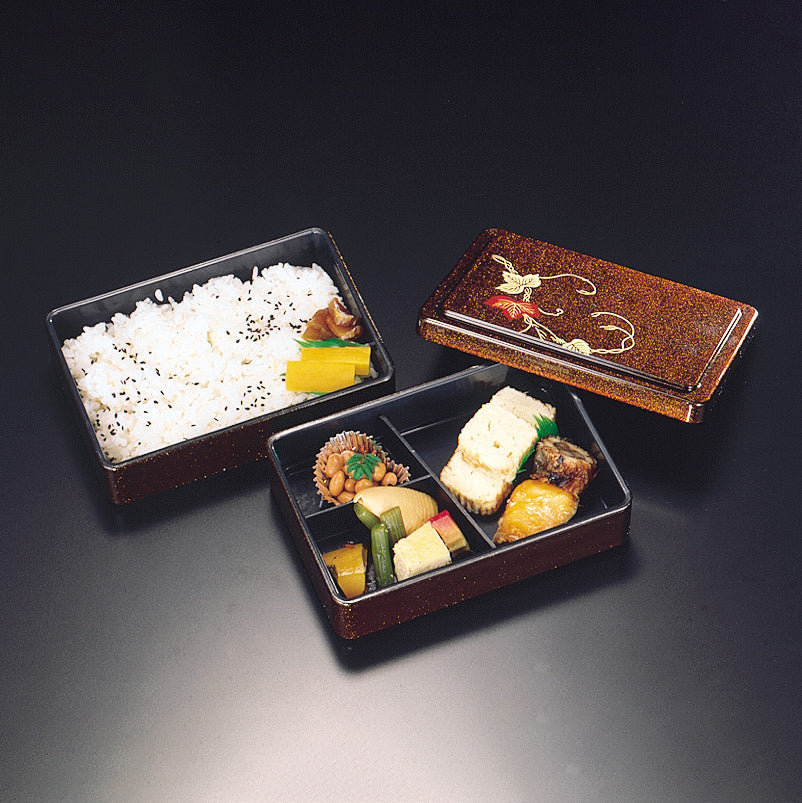 320-40231 江戸弁2段 パールつた<仕切付>