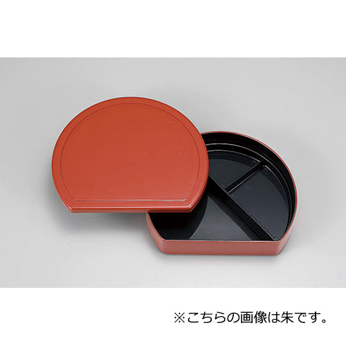 320-68131 7寸半月弁当 うるみ<仕切付>