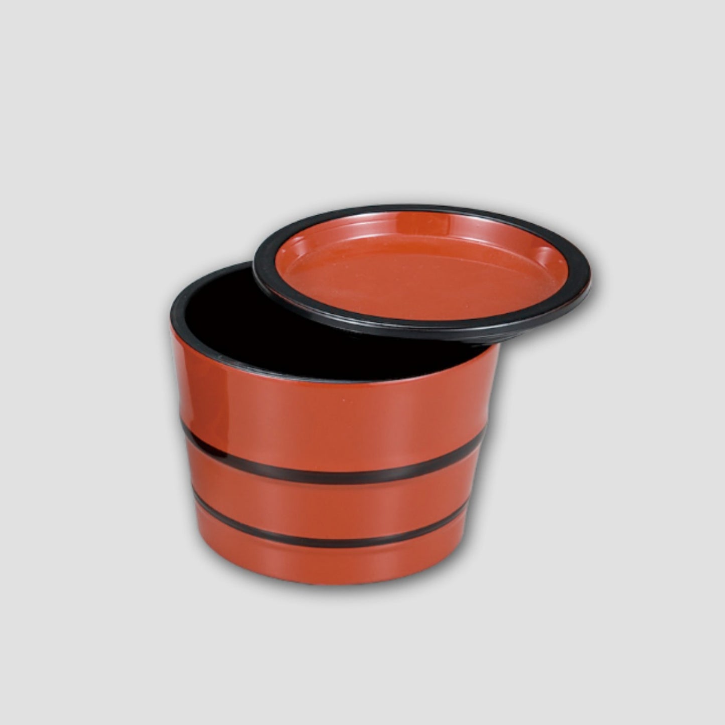 桶型汁千代口 朱黒帯