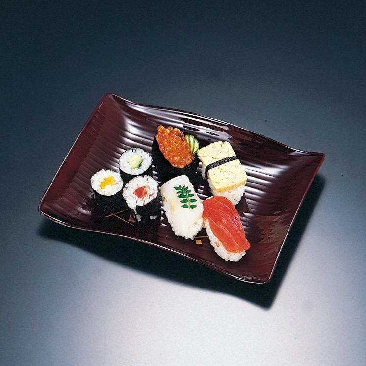 420-42031 岩波皿 タメ金線