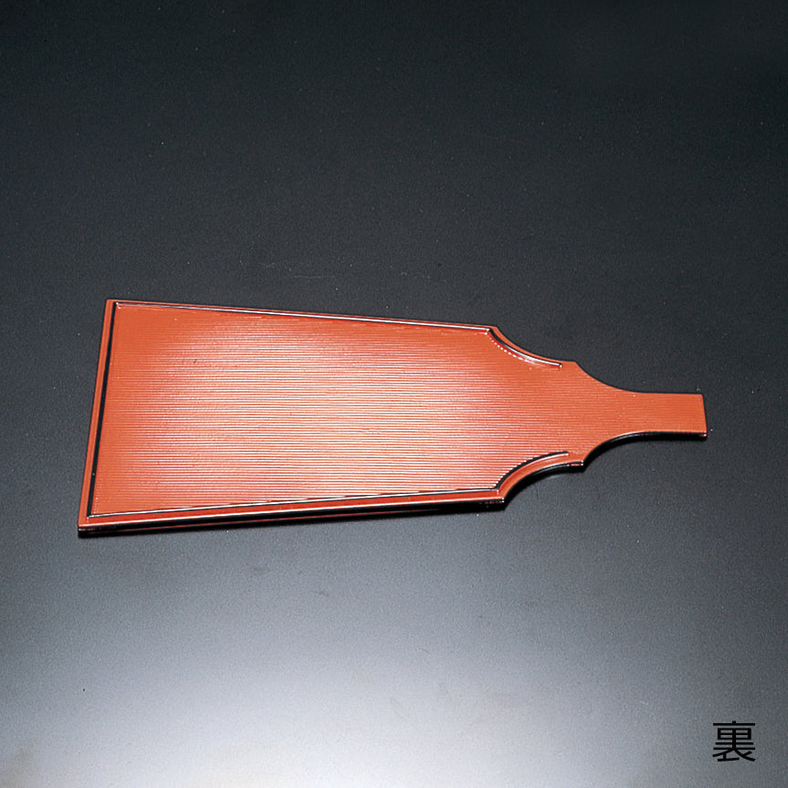 420-45011 羽子板天皿 <表>黒天朱<裏>朱天黒