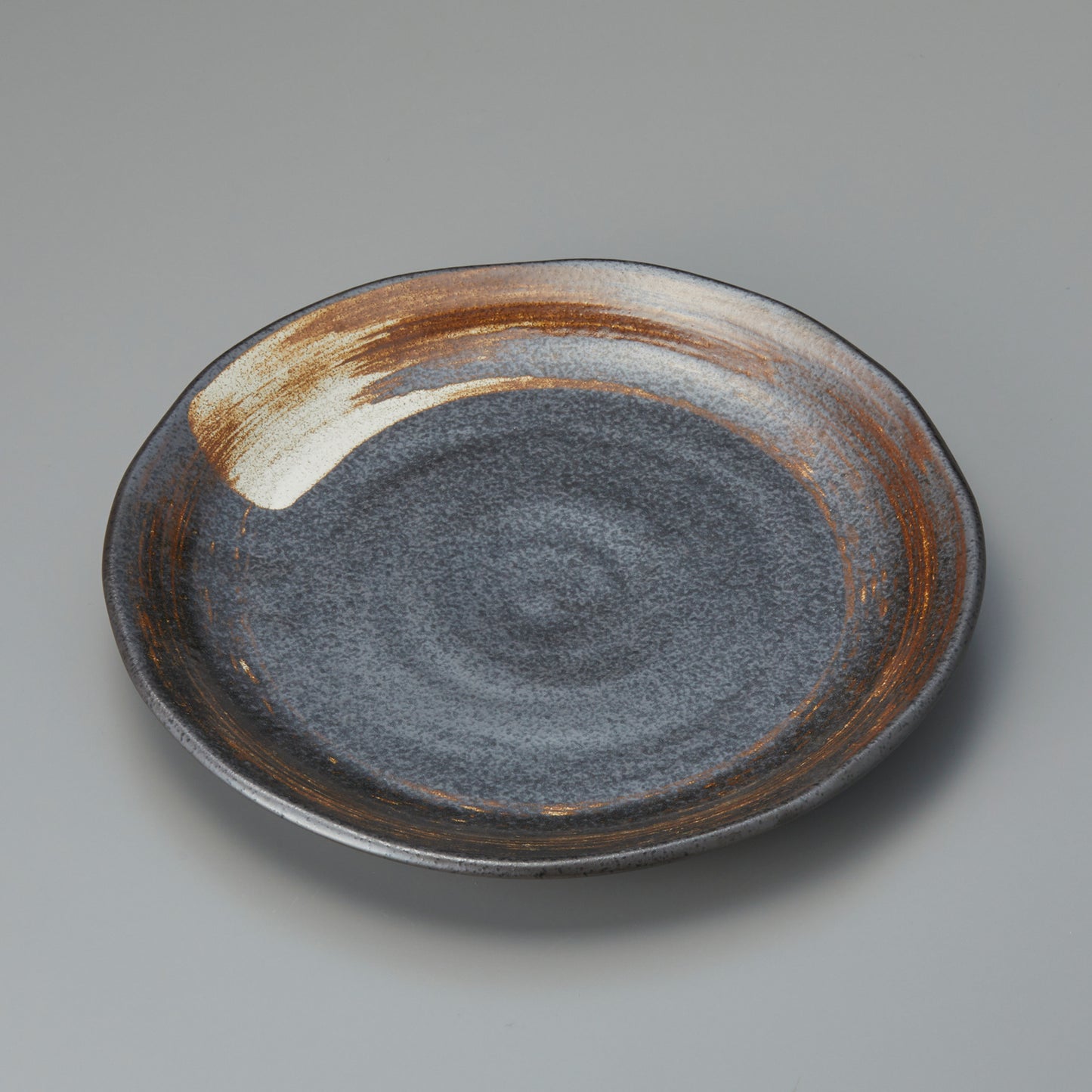 516-01122 黒結晶27.5cm皿