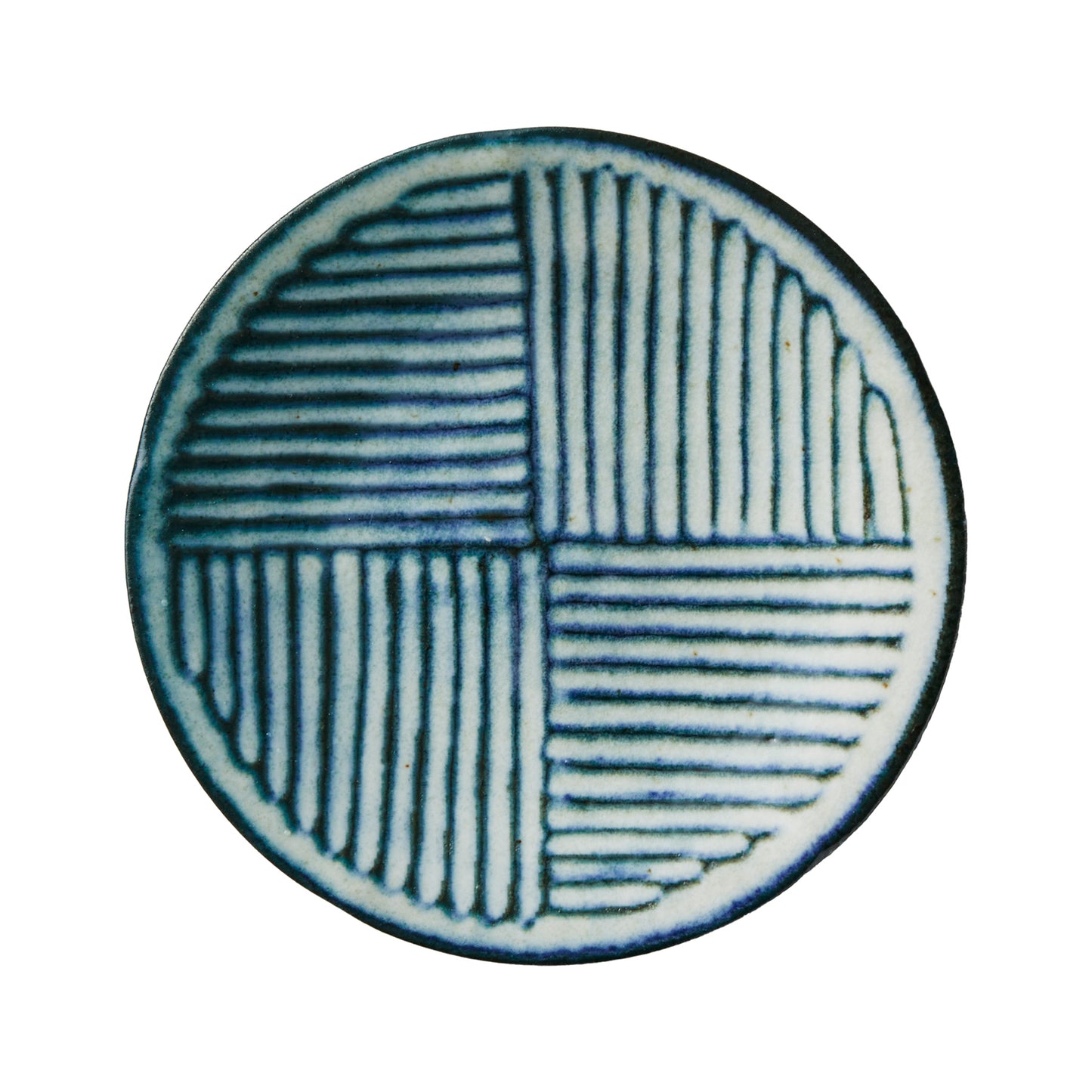 517-00097 令和粉引(削) 5.0寸皿