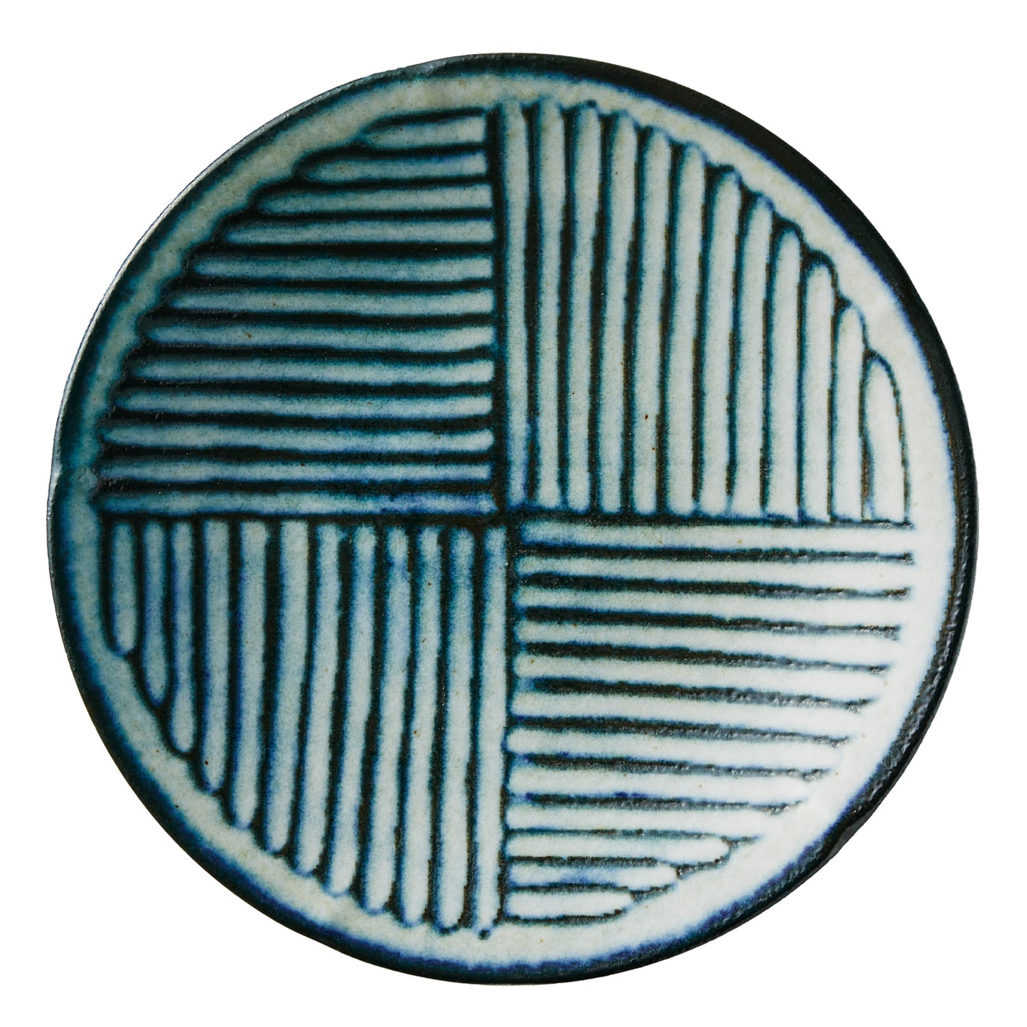 517-00099 令和粉引(削) 8.0寸皿