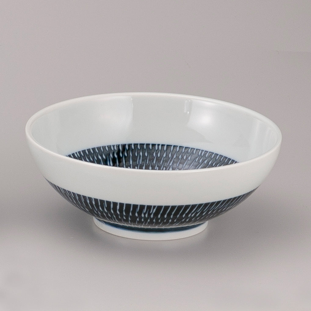 522-00019 トビカンナ藍色麺鉢