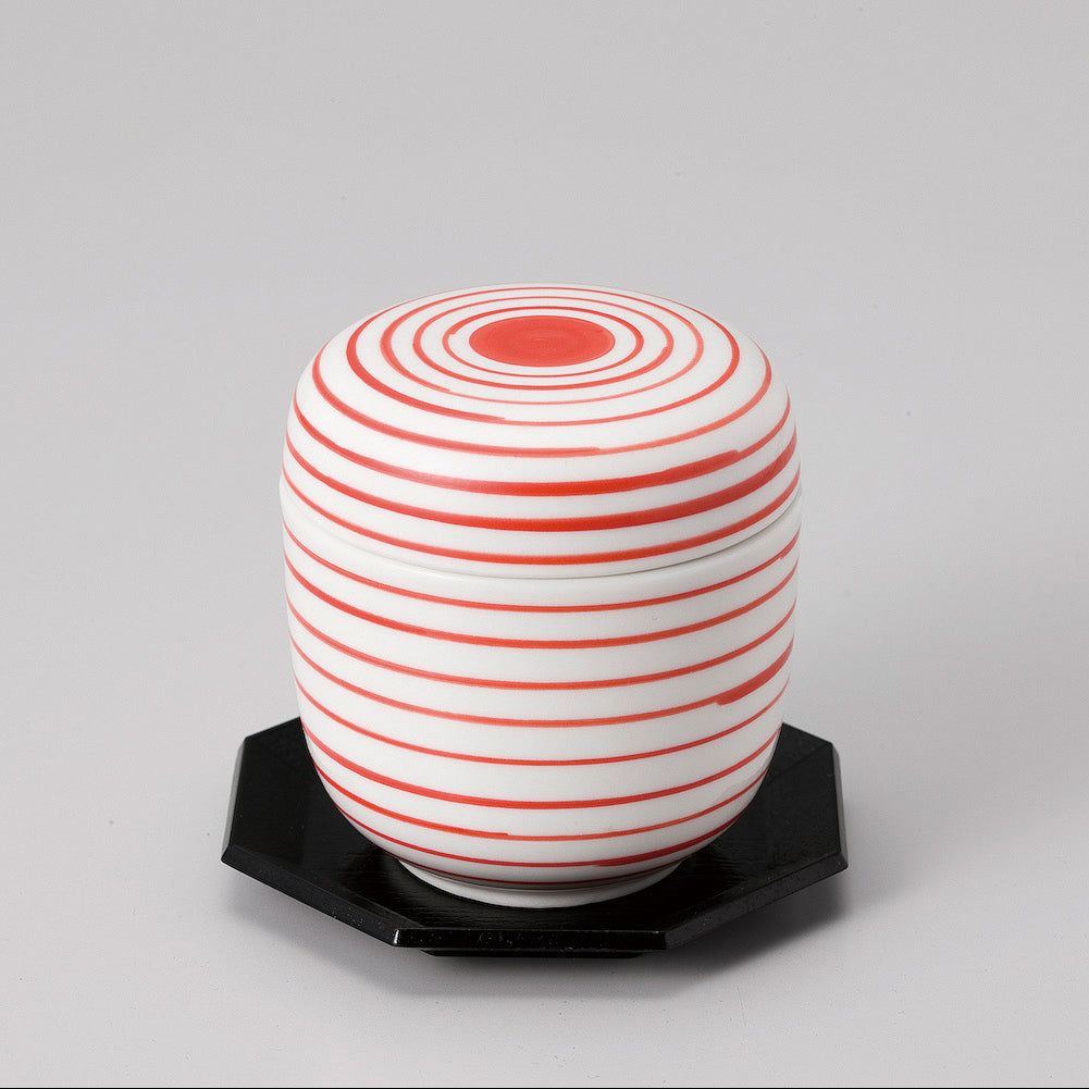 610-21028 新夏目型蒸碗 赤線