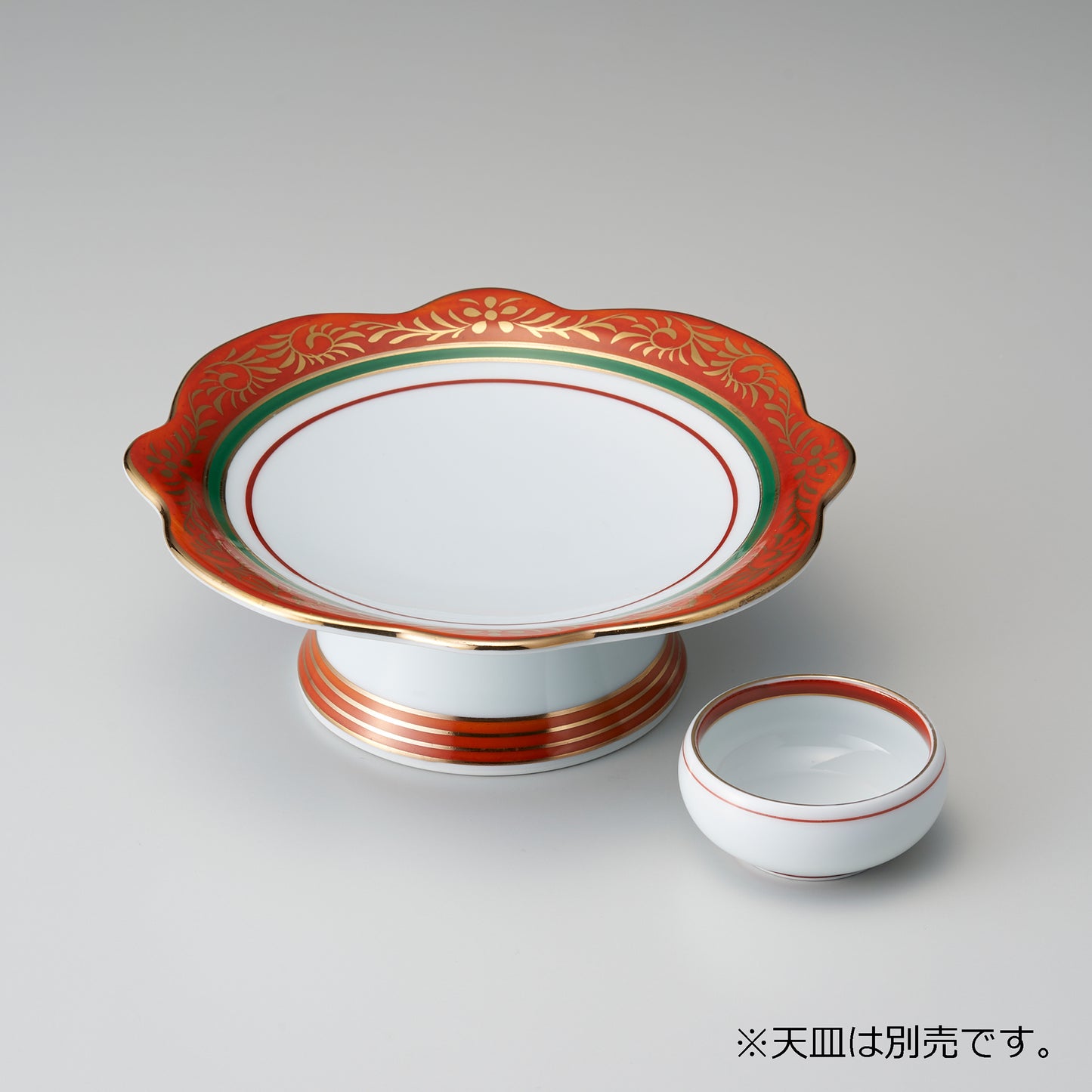 707-10044 染錦赤巻金唐草千代口