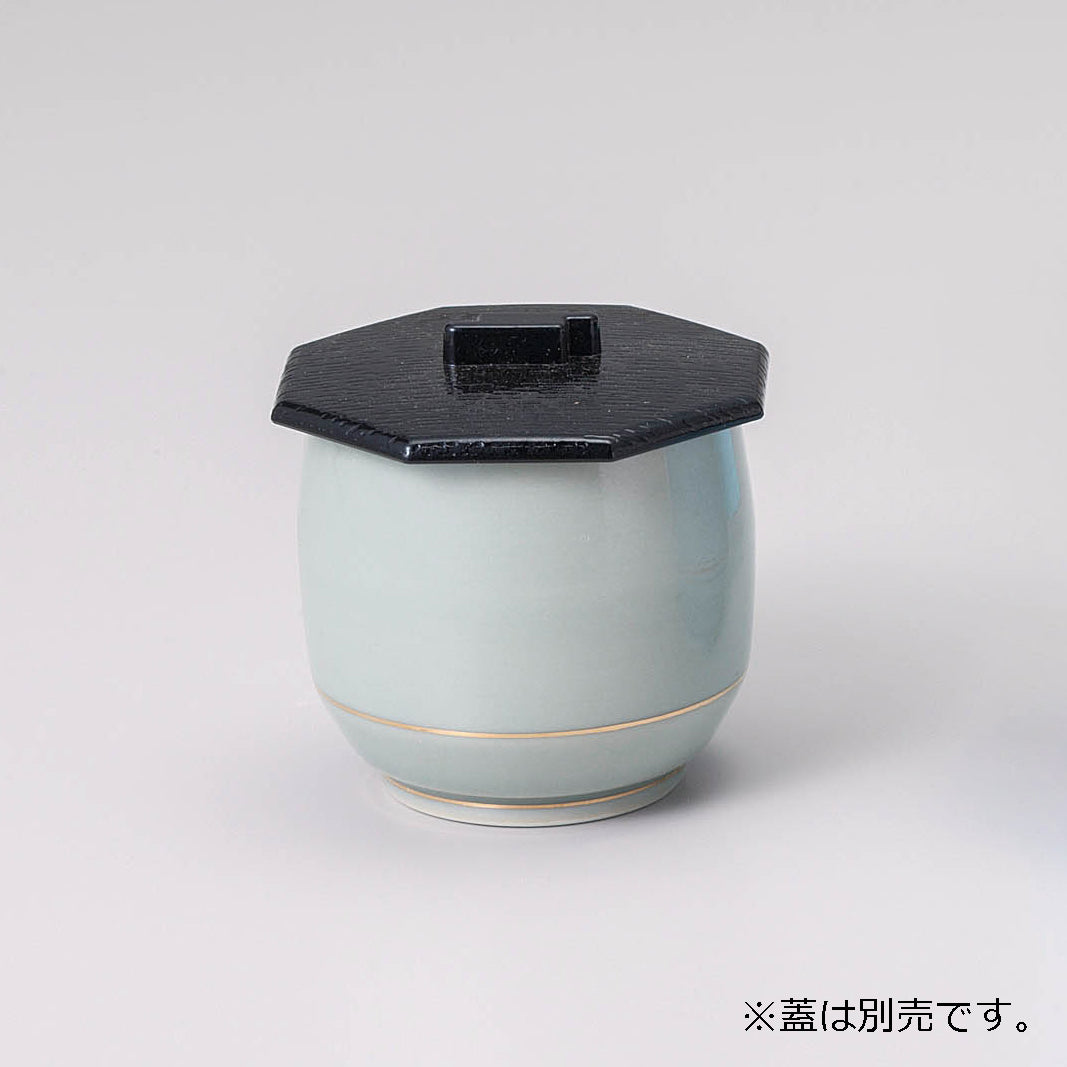 707-10382-01 灰釉夏目型むし碗 身