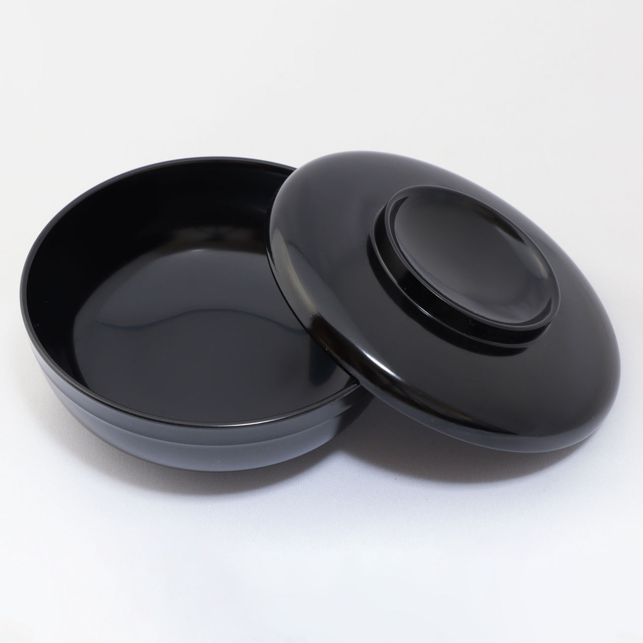 S25-24 八十椀 平椀 黒<16個セット>