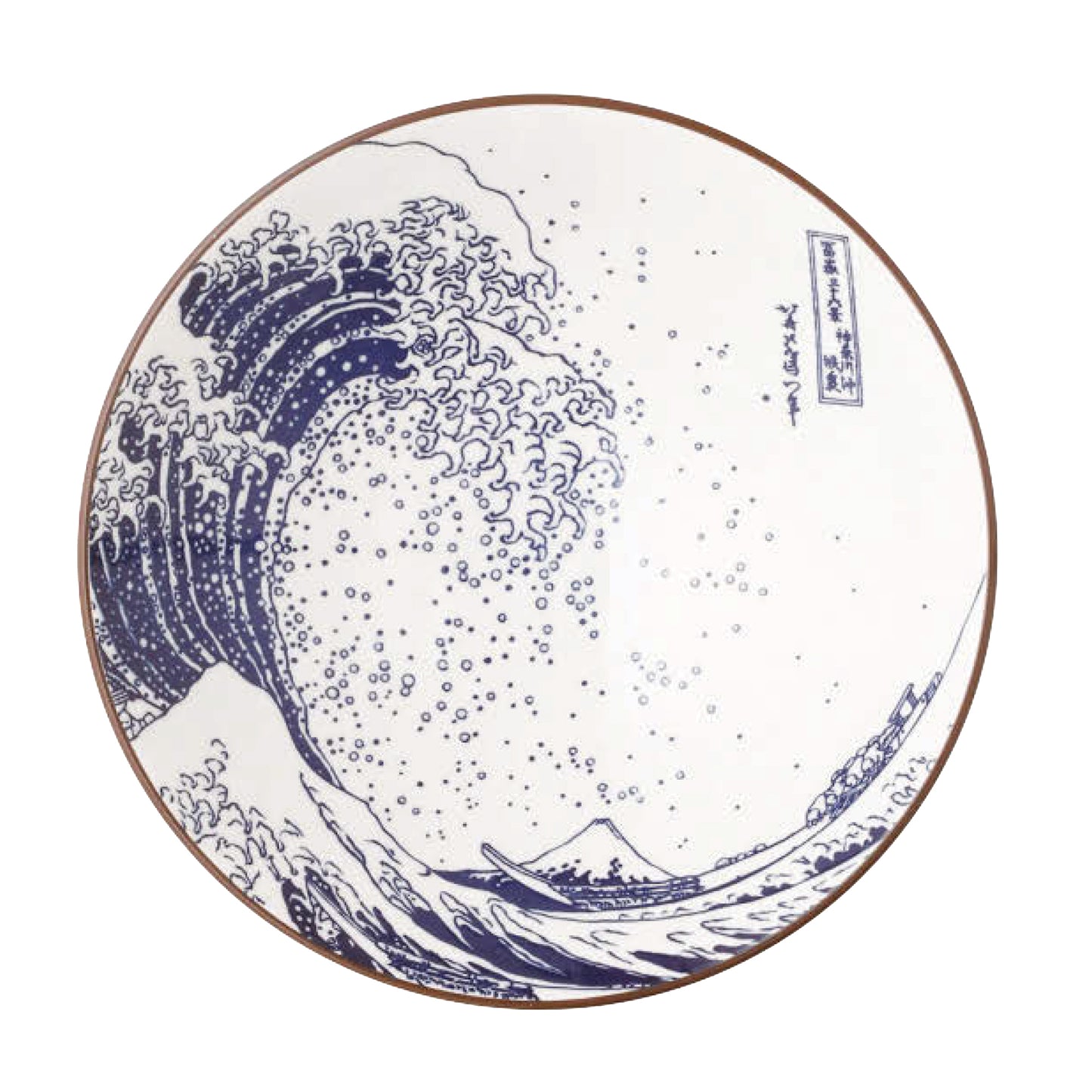K516-01064 北斎富士8.0めん鉢