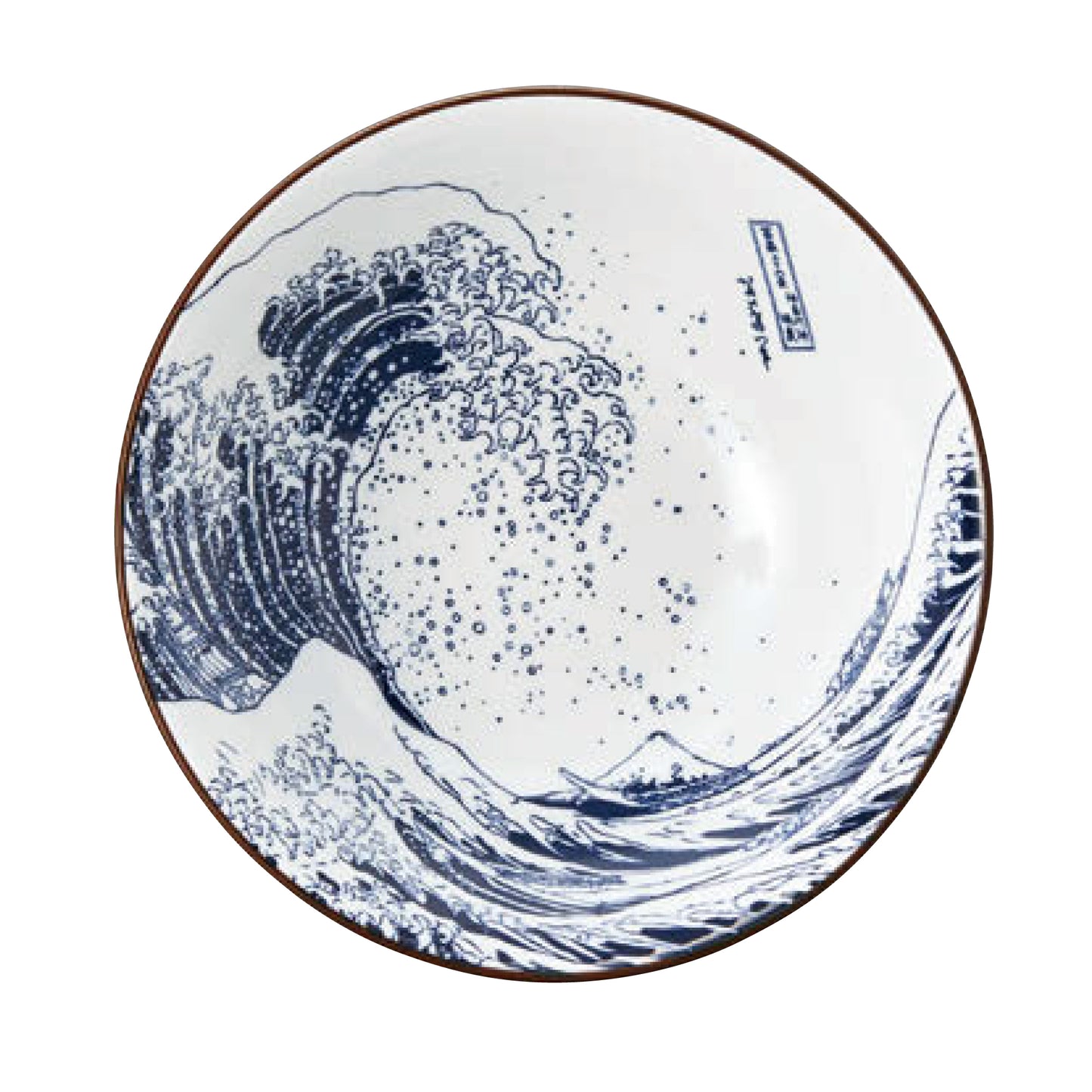 K516-01066 赤巻6.8高台丼