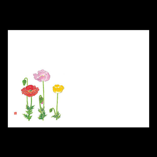 201-10170 38cm上質紙マット ポピー(5~7月)