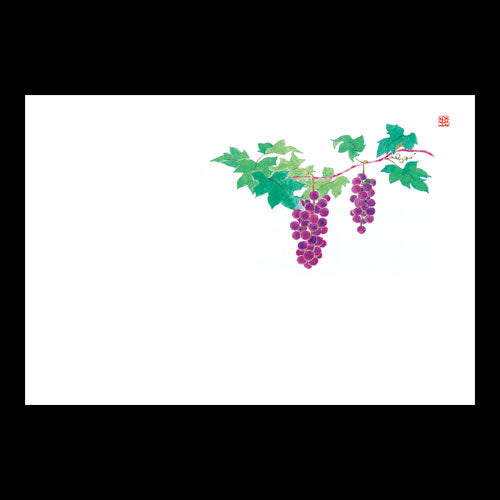201-10192 38cm上質紙マット 新ぶどう(7・8月)