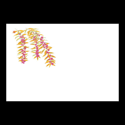 192-10097 尺3雲竜和紙マット 紫式部(9~12月)
