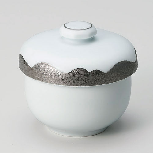 707-10424 銀彩むし碗