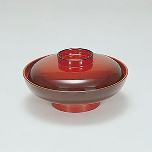 380-25132 5寸丸う平 タメぼかし内朱