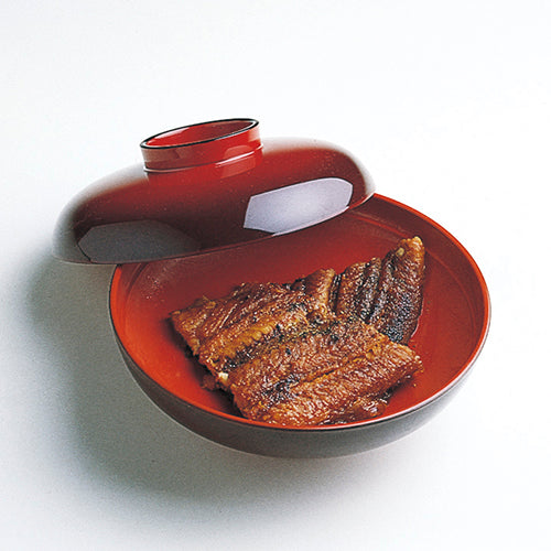 380-25132 5寸丸う平 タメぼかし内朱