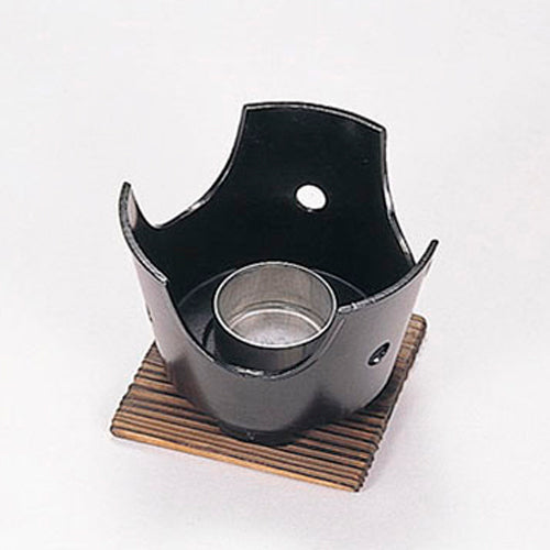 800-12101 黒コンロセット<火入、敷板付>