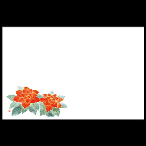 201-10247 38cm上質紙マット ポインセチア(12月)