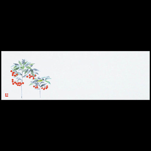 201-20196 上質紙13cm長角マット 万両(12~3月)